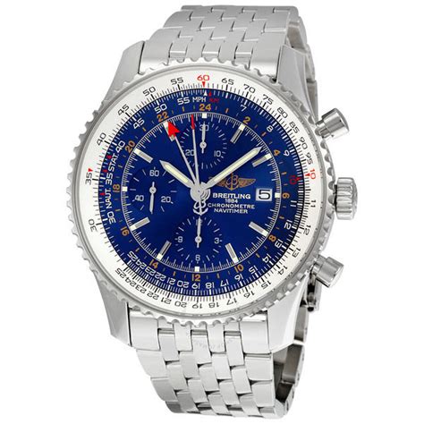 breitling navitimer world blue dial|breitling navitimer best price.